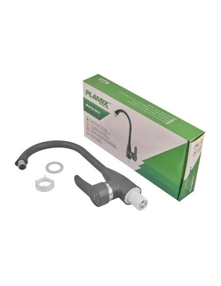Смеситель для кухни Plamix Mario-011 Graphite PM6099