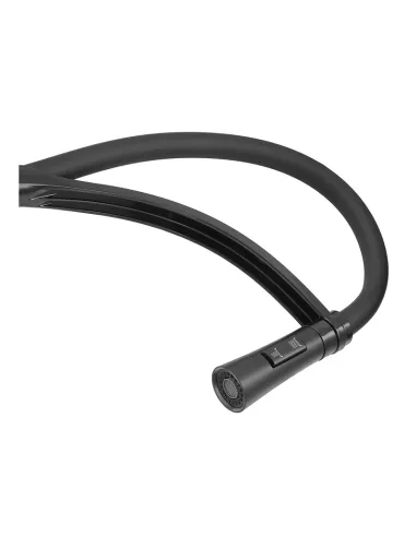 Смеситель для кухни с гибким изливом Plamix Lucas-017 SET BLACK REFL.Black PM0717, черный гофроизлив