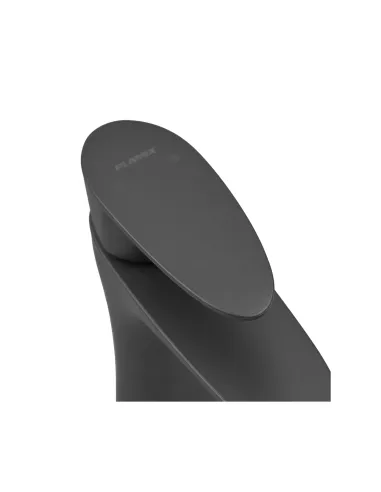 Смеситель для умывальника Plamix CEZAR-001 SET Graphite PM0688, однорычажный