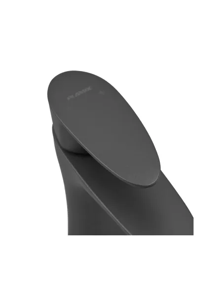 Смеситель для умывальника Plamix CEZAR-001 SET Graphite PM0688, однорычажный