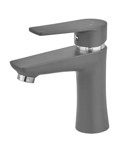 Смеситель для умывальника Plamix Oscar-001 Graphite PM6097, однорычажный