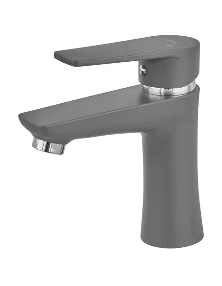 Смеситель для умывальника Plamix Oscar-001 Graphite PM6097, однорычажный