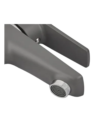 Смеситель для умывальника Plamix Oscar-001 Graphite PM6097, однорычажный