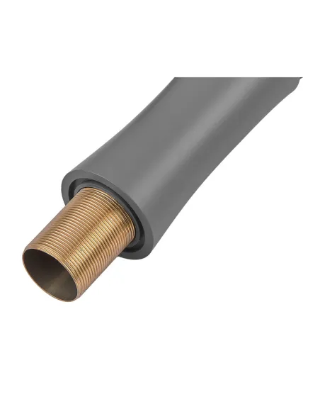 Смеситель для умывальника Plamix Oscar-001 Graphite PM6097, однорычажный