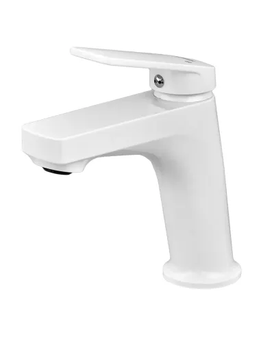 Смеситель для умывальника Plamix Lucas-001 SET White PM0706, однорычажный