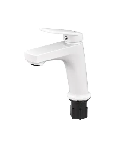 Смеситель для умывальника Plamix Lucas-001 SET White PM0706, однорычажный
