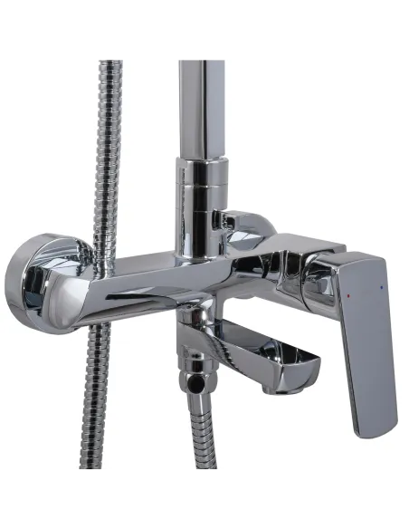 Душевая система Topaz Lexi TL 21122-H57-00 с изливом, высота 155 см, однорычажная