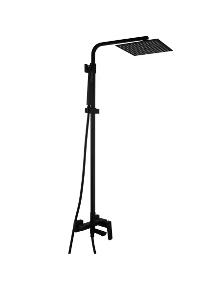 Душевая система Topaz Lexi TL 21122-H57-BL с изливом, черная, высота 155 см