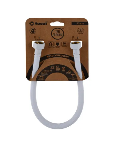 Шланг для подвода воды Tucai TAQ PREMIUM GRIF ACB HG-1212-500 209973 1/2x1/2 дюйма BВ, 0.5 метра