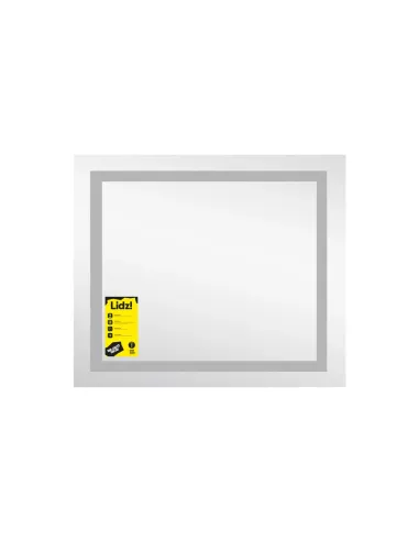 Дзеркало для ванної кімнати Lidz Kubis KU1 LDKU60070049285, 700х600 мм, з LED-підсвічуванням Touch, з антизапотіванням, регулято
