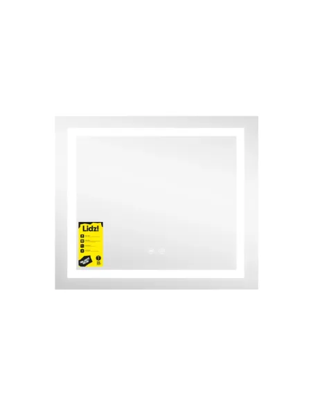 Дзеркало для ванної кімнати Lidz Kubis KU1 LDKU60070049285, 700х600 мм, з LED-підсвічуванням Touch, з антизапотіванням, регулято