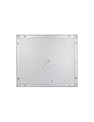 Дзеркало для ванної кімнати Lidz Kubis KU1 LDKU60070049285, 700х600 мм, з LED-підсвічуванням Touch, з антизапотіванням, регулято