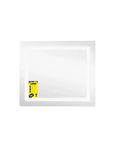Зеркало для ванной Lidz Kubis KU1 LDKU60070049286, 700х600 мм, с LED-подсветкой Touch, с антизапотеванием, регулятор яркости