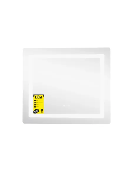 Зеркало для ванной Lidz Kubis KU1 LDKU60070049286, 700х600 мм, с LED-подсветкой Touch, с антизапотеванием, регулятор яркости