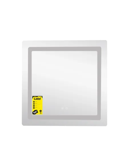 Зеркало для ванной Lidz Kubis KU1 LDKU70070049288, 700х700 мм, с LED-подсветкой Touch, с антизапотеванием, регулятор яркости