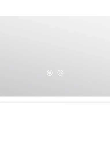 Зеркало для ванной Lidz Kubis KU1 LDOR50080049291, 500х800 мм, с LED-подсветкой Touch, с антизапотеванием, регулятор яркости