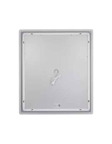 Зеркало для ванной Lidz Kubis KU1 LDOR70080049293, 700х800 мм, с LED-подсветкой Touch, с антизапотеванием, регулятор яркости