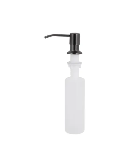 Мойка для кухни прямоугольная Lidz Handmade H4843B Brushed Black PVD 3,0/1,0 мм из нержавеющей стали, врезная