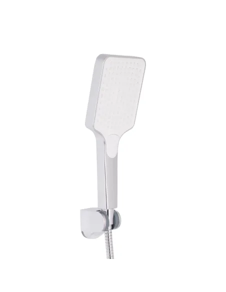 Смеситель для ванны Q-Tap Crow QTCRO259CRM48646 Chrome с душевым набором, хром, короткий излив