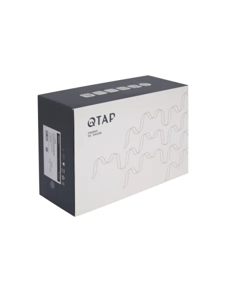 Смеситель для ванны Q-Tap Crow QTCRO259CRM48646 Chrome с душевым набором, хром, короткий излив