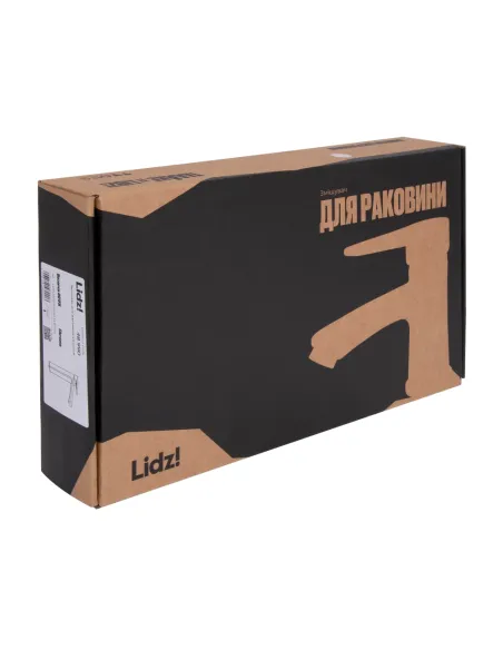 Змішувач для умивальника високий Lidz Dozorca 001FH LDDOZ001FHCRM48990 Chrome, одноважільний