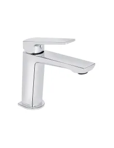 Смеситель для умывальника низкий Q-Tap Crow QTCRO270CRM48644 Chrome, однорычажный