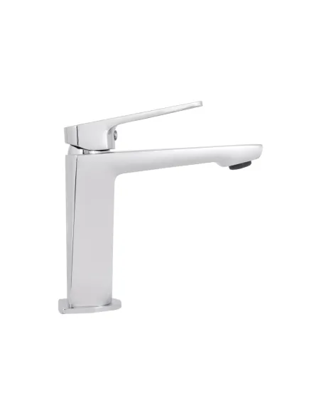 Змішувач для умивальника низький Q-Tap Crow QTCRO270CRM48644 Chrome, одноважільний