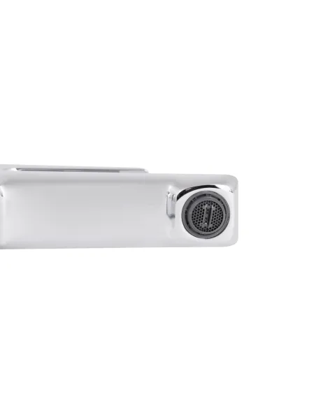 Змішувач для умивальника низький Q-Tap Crow QTCRO270CRM48644 Chrome, одноважільний
