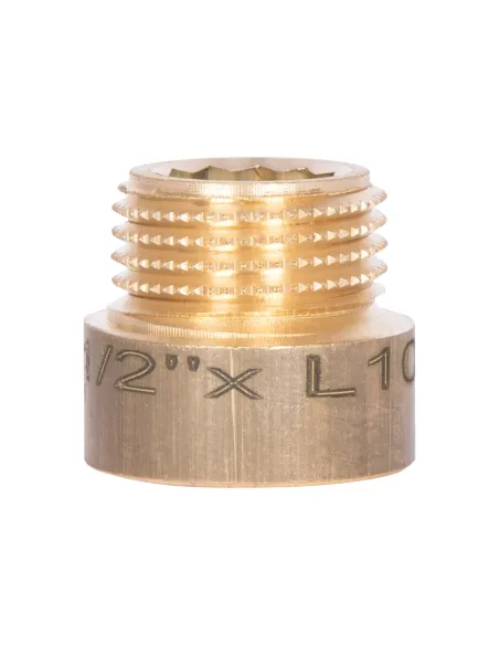 Подовжувач латунний Thermo Alliance Standart SD4221510, довжина 10 мм, 1/2 дюйма ВНР