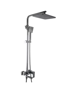 Душевая система Globus Lux ALFA GLAL-1007 с поворотным изливом, высота 140 см, однорычажная