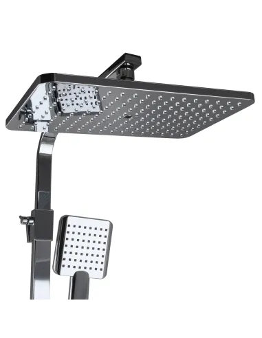 Душева система Globus Lux ALFA GLAL-1007 з поворотним виливом, висота 140 см, одноважільна