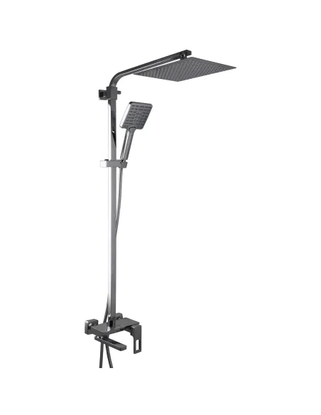 Душова система Globus Lux Lux PIANO GLPN-0099 з поворотним виливом, висота 145 см, одноважільна, з клавішами-перемикачами