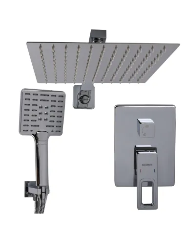 Душевая система Globus Lux PIANO GLPN-205-SMART, скрытого монтажа, без излива