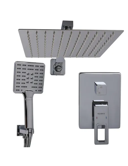 Душевая система Globus Lux PIANO GLPN-205-SMART, скрытого монтажа, без излива