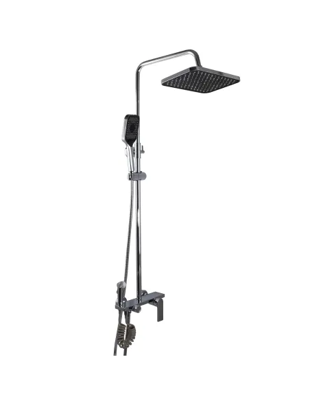 Душевая система Globus Lux TURIN GLTU-0550 высота 143 см, с гигиенической лейкой, без излива, однорычажная