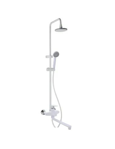 Душевая система Plamix OSCAR-006-J White PM0701 с изливом