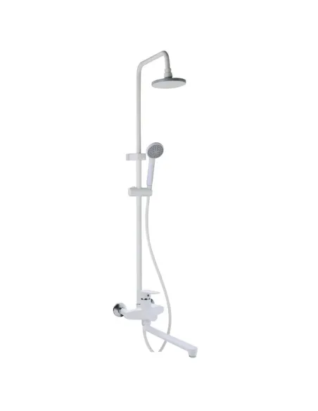 Душевая система Plamix OSCAR-006-J White PM0701 с изливом