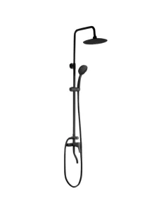 Душевая система Plamix RAIN-009-J Black PM0683 с изливом