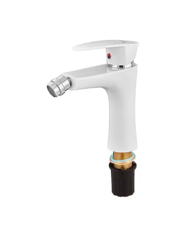 Смеситель для биде Plamix Cezar-002 SET White PM0731