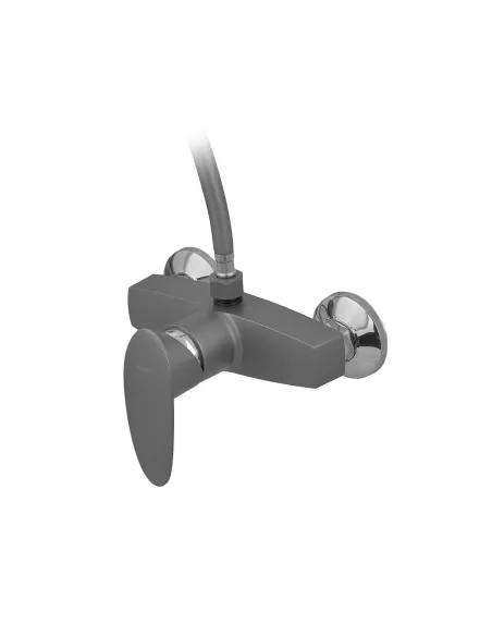 Смеситель для душа Plamix CEZAR-003 SET Graphite PM0689 с душевым набором