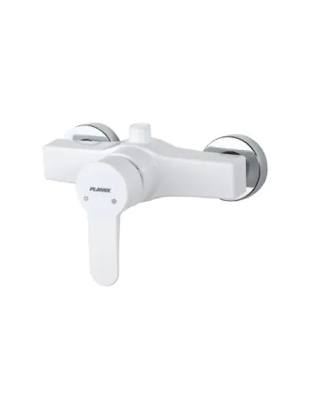 Змішувач для душу Plamix MARIO-003 SET White MX1894 з душовим набором