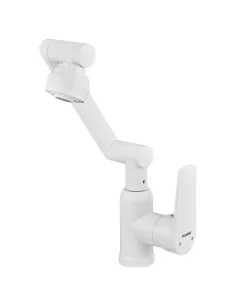 Змішувач для умивальника Plamix Oscar-001-FX SET PM6105, одноважільний, з регульованим виливом