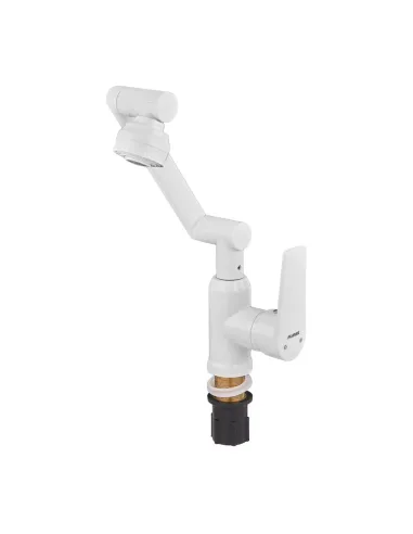 Смеситель для умывальника Plamix Oscar-001-FX SET PM6105, однорычажный, с регулируемым изливом