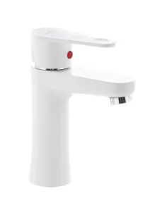 Змішувач для умивальника Plamix Rodri-001 Set White PM0685, одноважільний