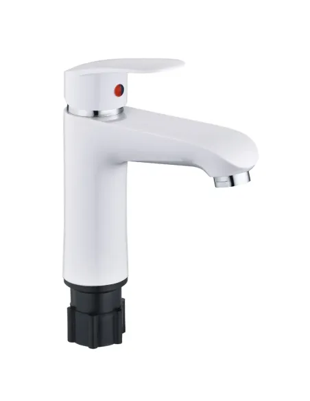 Смеситель для умывальника Plamix Rodri-001 Set White PM0739, однорычажный