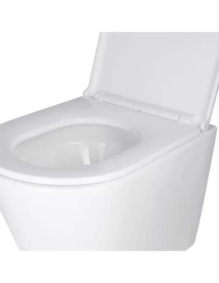 Інсталяція з унітазом Q-Tap Scorpio Ultra Quiet QT1433053EUQW45162 4 в 1, унітаз 520x365x365, клавіша змиву квадратна Chrome
