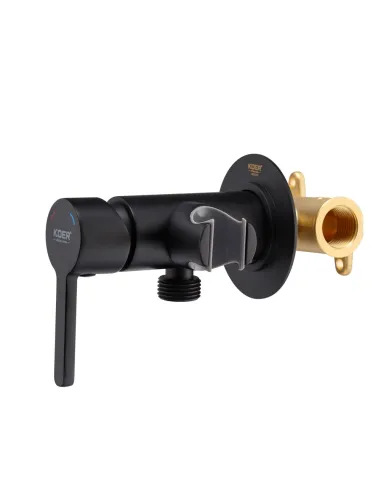 Смеситель для биде Koer KB-23029-05 KR5493 с гигиеническим душем, черный