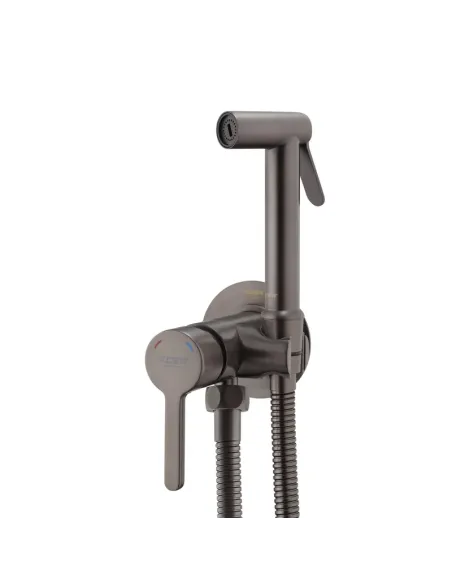 Смеситель для биде Koer KB-23009-07 KR5499 с гигиеническим душем, графит