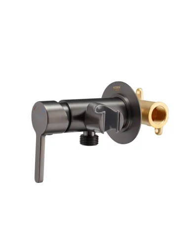 Смеситель для биде Koer KB-23009-07 KR5499 с гигиеническим душем, графит