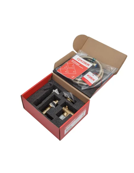 Смеситель для биде Koer KB-23029-12 KR5504 с гигиеническим душем, золото